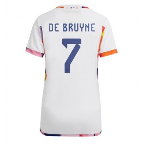 Belgien Kevin De Bruyne #7 Bortatröja Dam VM 2022 Kortärmad